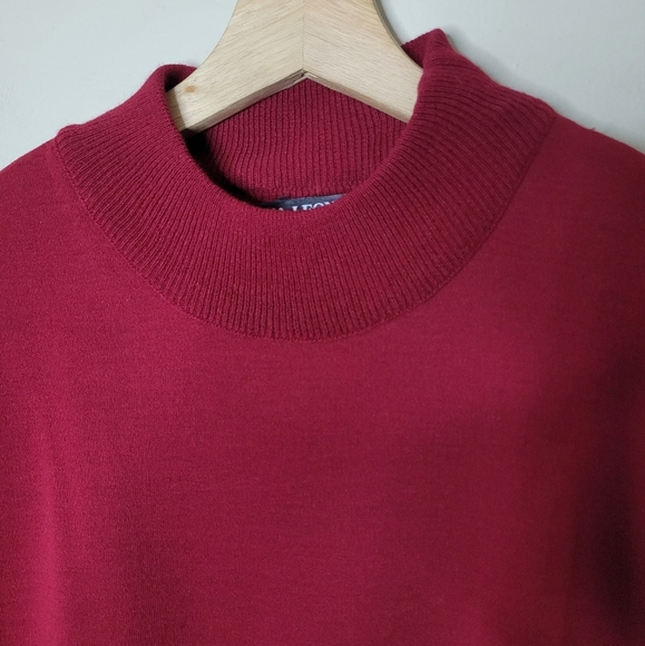 NWT Nina Leonard 1X Jacket Dress Set Maroon 2-Piece QVC A18032 Soutache - Picture 4 of 13